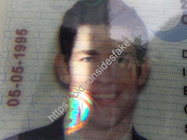 South Carolina Driver License(Old SC) - Image 2