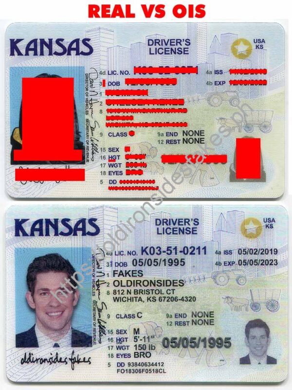 Kansas Driver License (KS) - OldIronsidesFakes PH