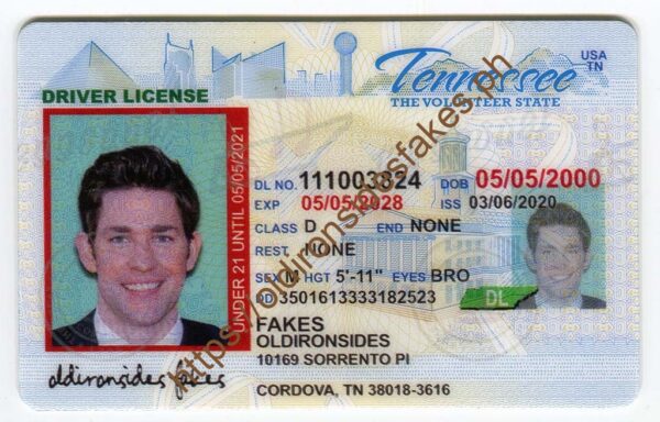 Tennessee Driver License(TN U21)