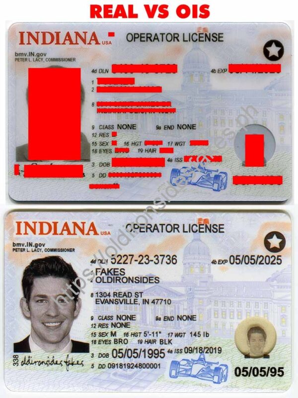 Indiana Driver License(New IN)