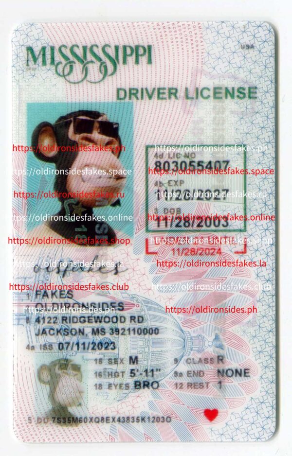 Mississippi Driver License(MS U21)