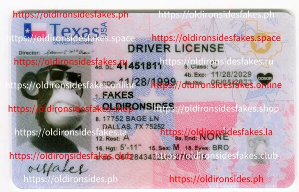 Texas Driver License(New TX 2022 PolyCard)