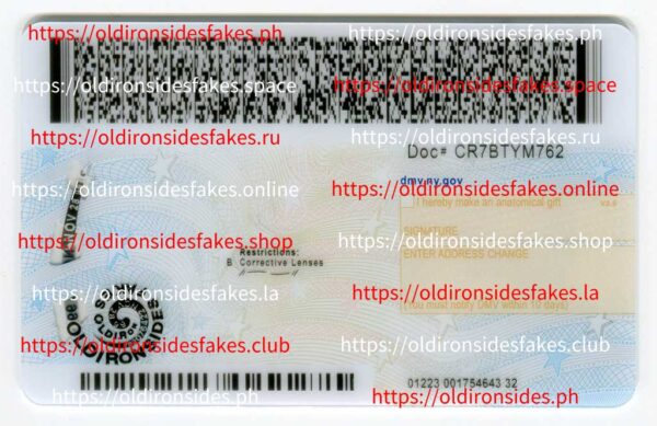New York Driver License(New NY 2022 CDL PolyCard) - Image 2