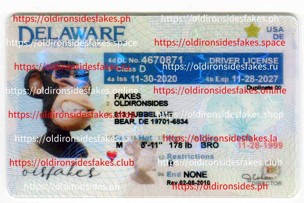 Delaware Driver License(Old DE)