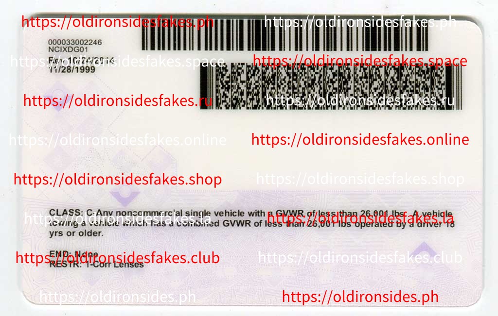 North Carolina Driver License(NC) - Image 2