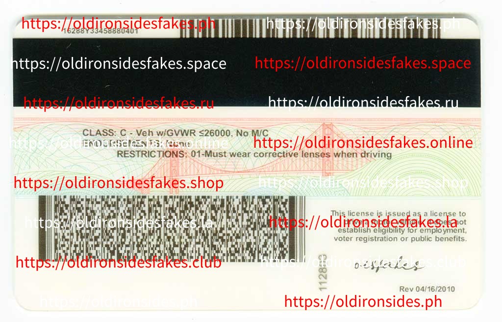 California Driver License(Old CA U21) - Image 2