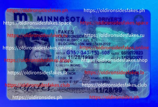 Minnesota Driver License(New MN) - Image 3