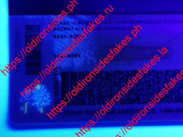 Texas Driver License(New TX O21 2020) - Image 2