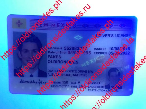 New Mexico Driver License(NM) - Image 5